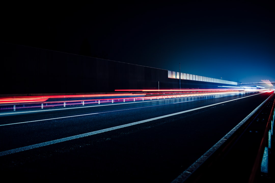 Highway at night – A73 Nuremberg to Bamberg